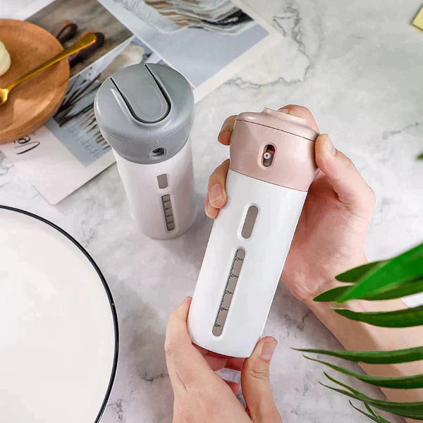 Personal care essentials with refillable toiletry dispensers