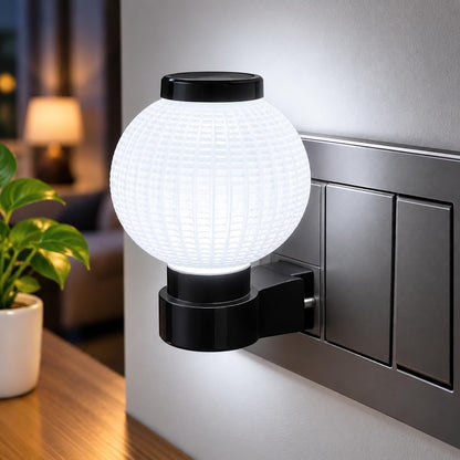 Ball Style 0.5W 2-Pin Plug & Play Night Lamp (Random Color) Pack of 1