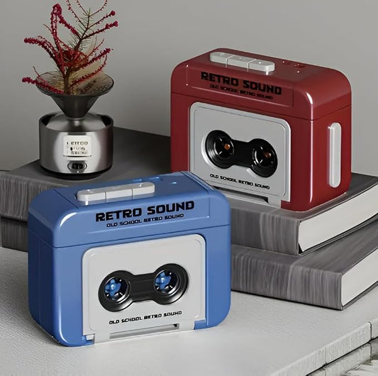 Vintage Retro Sound Mini Audio Recorder with Cassette (PACK OF 1)