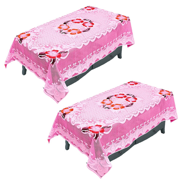Floral Table Cover - (2 Pc  58x38 Inch)